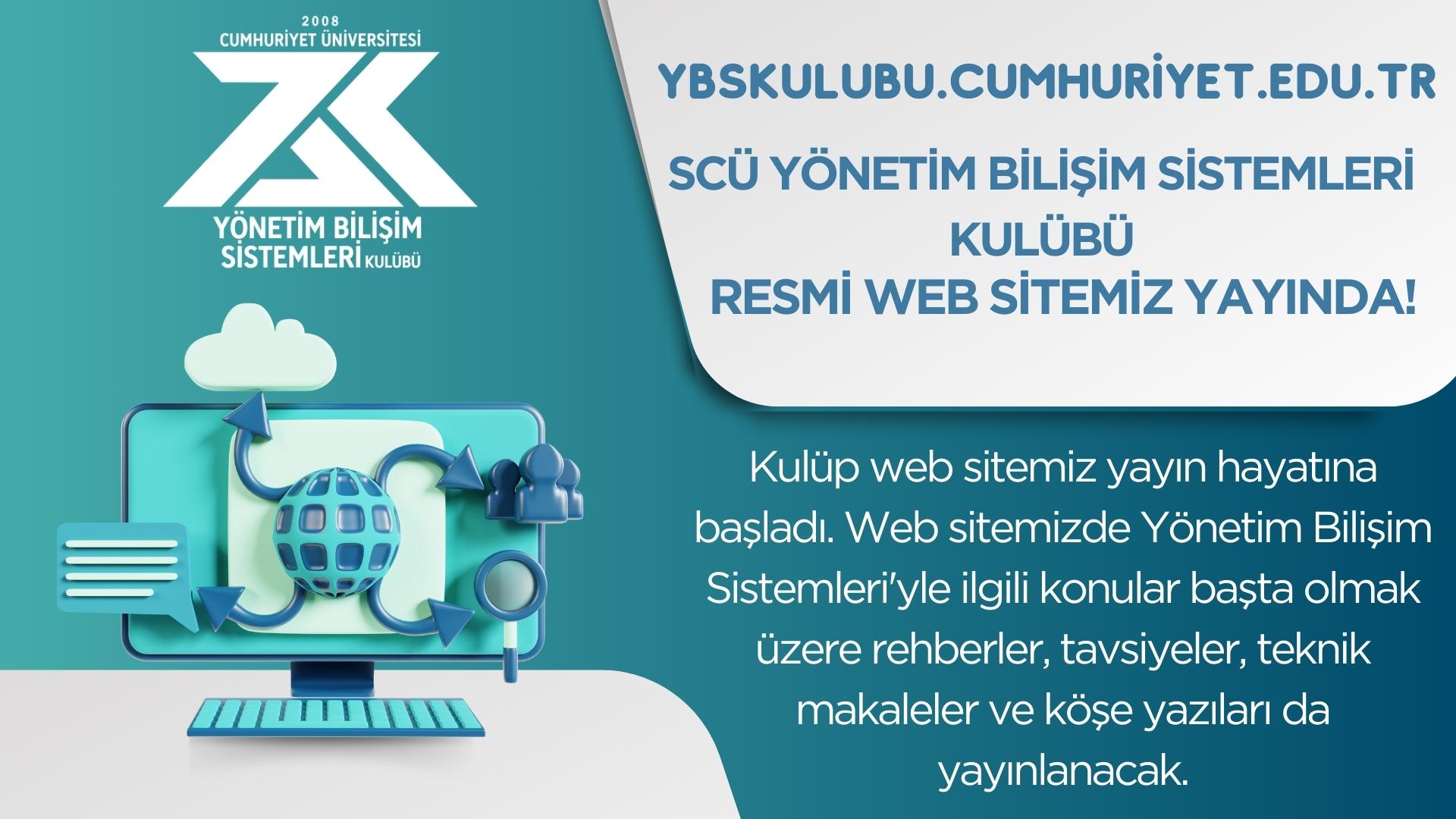 SCÜ Yönetim Bilişim Sistemleri Kulübü Web Sitesi