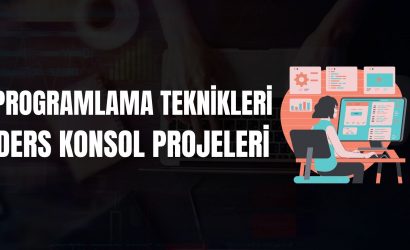 PROGRAMLAMA TEKNİKLERİ