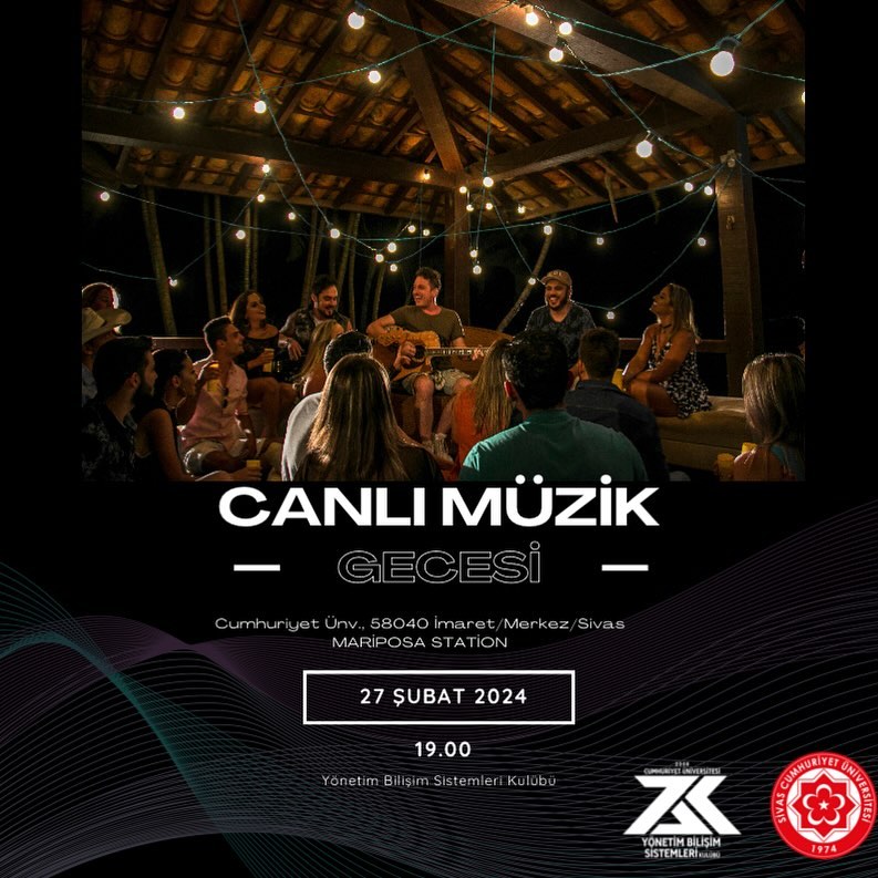 YBSCÜ’yle Canlı Müzik Gecesi